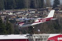 N711Z @ KRNT - Cessna 177RG landing at Renton Municipal airport. - by Eric Olsen