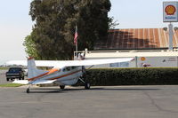 N685LA @ SZP - 1965 Cessna 185D SKYWAGON, Continental 0-470 230 Hp, pannier equipped, refueling - by Doug Robertson