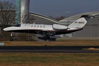 M-MIKE @ EGLF - M MIKE landing at Farnborough - FAB - by dave226688