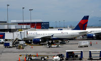 N353NB @ KSLC - Gate C3 SLC - by Ronald Barker