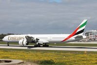 A6-ECG @ LMML - B777 A6-ECG Emirates Airlines - by Raymond Zammit