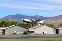 N2069M @ SZP - 1978 Piper PA-28-161 Warrior II, Lycoming O-320-D3G 160 Hp, takeoff climb Rwy 22 downwind - by Doug Robertson