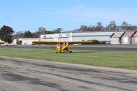 N6900H @ SZP - 1946 Piper J3C-65 CUB, Lycoming O-290 135 Hp big upgrade by STC, landing roll Rwy 04 Right grass - by Doug Robertson