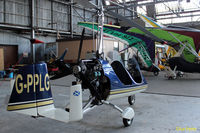 G-PPLG @ EGPT - Hangared at Perth EGPT - by Clive Pattle