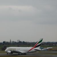 A6-EOP @ EGBB - from free port car park - by Emmylou1006