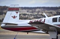 N25EJ @ N19 - Parked at the Aztec New Mexico Airport. - by Brenda Landdeck