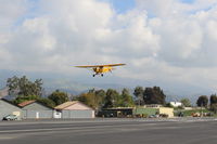 N6900H @ SZP - 1946 Piper J3C-65 CUB, Lycoming O-290 135 Hp big upgrade, landing Rwy 22 - by Doug Robertson