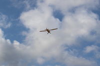 N6900H @ SZP - 1946 Piper J3C-65 CUB, Lycoming O-290 135 Hp big upgrade by STC, takeoff climb Rwy 22 - by Doug Robertson