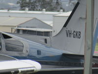 VH-GKB @ YBAF - just making sure i had ID correct - in crowded open hangar - by magnaman