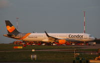OE-LNZ @ EGSH - Sun setting on Condor - by AirbusA320