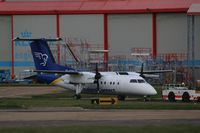 TF-FXH @ EGSH - seen being towed following repaint into Air iceland Connect livery - by AirbusA320