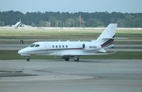 N519QS @ KIAH - Cessna 680A - by Mark Pasqualino