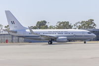 A36-001 @ YSWG - Royal Australian Air Force (A36-001) Boeing 737-7DT (BBJ) taxiing at Wagga Wagga Airport - by YSWG-photography