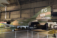 64-0829 @ KFFO - On display at the National Museum of the U.S. Air Force.  This Phantom is painted to represent “Scat XXVII”, the 8th TFW aircraft in which Col. Robin Olds shot down two MiG-17s in a single day over Vietnam on May 20, 1967. - by Arjun Sarup