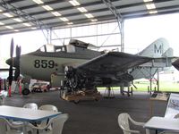 XA331 - in hangar on grey day at Caloundra Museum - by magnaman