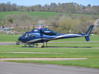 G-INTV @ EGKR - Eurocopter AS355F2 Ecureuil at Redhill. Ex VR-CET - by moxy
