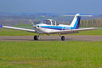 G-BGBK @ EGFF - Tomahawk, seen shortly after landing on runway 30.