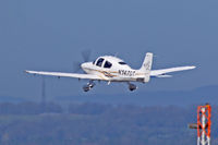 N147GT @ EGFF - Cirrus SR22G2, seen departing runway 30 en-route RTB.