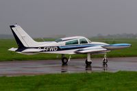 G-FFWD @ EGSH - Leaving Norwich following thunderstorm. - by keithnewsome
