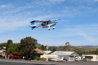 N117CP @ SZP - 1999 American Champion 7GCBC CITABRIA, Lycoming O-320 150 Hp, takeoff climb Rwy 04 - by Doug Robertson