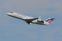 F-GRJG @ LFBO - Canadair CRJ-100ER, Take off rwy 32L, Toulouse-Blagnac airport (LFBO-TLS) - by Yves-Q
