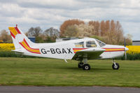 G-BGAX @ XBRE - Piper PA-28 Cherokee 140 G-BGAX G-BGAX Group Breighton 29/4/18 - by Grahame Wills