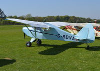 G-BDVA @ EGHP - Piper PA-17 Vagabond at Popham. Ex CN-TVY - by moxy