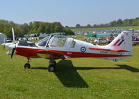 G-CBID @ EGHP - Scottish Aviation Bulldog T.1. at Popham. - by moxy