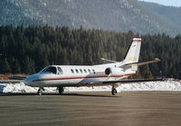 N15XM @ KTVL - 1981 Cessna Citation II from Fresno, CA visiting at South Lake Tahoe Airport, CA. - by Chris Leipelt