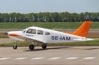 SE-IAM @ EHLE - Lelystad Airport. Probably the aircraft is sold and on its way to its new ownwer (in the UK?) - by Jan Bekker