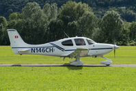 N146CH @ LSZL - At Locarno-Magadino, civil part. - by sparrow9