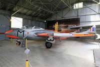 XD613 @ LFLQ - De Havilland DH.115 Vampire T.11, Musée Européen de l'Aviation de Chasse, Montélimar-Ancône airfield (LFLQ) - by Yves-Q