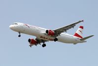 OE-LBB @ LLBG - Austrian daily flight from Vienna on landing path to runway 26. - by ikeharel