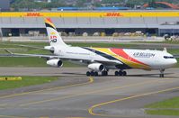 OO-ABA @ EBBR - Air Belgium A343 rolling to its stand. - by FerryPNL