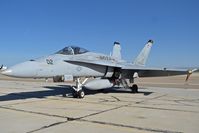 163094 @ KBOI - Parked on the sough GA ramp. VMFA-314  “Black Knights”, NAS Miramar, CA. - by Gerald Howard