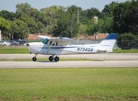 N734QA @ ORL - Cessna 172N - by Florida Metal