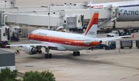 N742PS @ TPA - PSA A319 - by Florida Metal