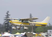 N1547M @ KPAE - 1975 Cessna leaving KPAE. - by Eric Olsen