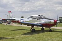 N91417 @ KOSH - Navion right after engine shutdown - by Eric Olsen