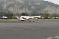 N84567 @ SZP - 1969 Cessna 172K SKYHAWK, Lycoming O-320-E2D 150 Hp, landing roll Rwy 22 - by Doug Robertson