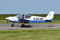 G-ECAR @ EGSH - Just landed at Norwich. - by Graham Reeve