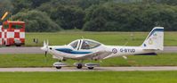 G-BYUD @ EGXU - Taxying out for 03 at Linton - by Steve Raper