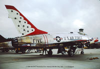 55-3754 @ ADW - T-Bird 5 at Andrews AFB May 1968. - by J.G. Handelman