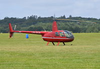 LN-OCS @ EGTB - Robinson R44 Raven II at Wycombe Air Park. - by moxy