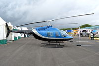 G-BNYD @ EGTB - Bell 206B JetRanger III at Wycombe Air Park. Ex N3254P - by moxy