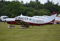 G-BRBX @ EGTB - Piper PA-28-181 Cherokee Archer II at Wycombe Air Park. Ex N8674E - by moxy