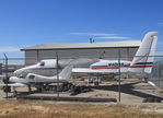 N401AS @ SLC - N401AS Beech Starship at Salt Lake City Utah - sorry about the fence! - by Pete Hughes