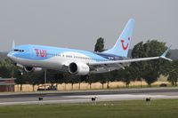 OO-TMY @ EBBR - Landing on rwy 25L. - by Raymond De Clercq