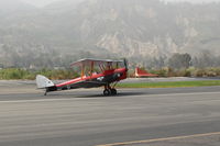 N675LF @ SZP - 1944 De Havilland  DH-82A TIGER MOTH II, taxi off the active - by Doug Robertson