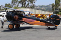 N472N @ SZP - 1929 Travel Air D-4-D, Lycoming R680E3B 260 Hp 9 cylinder radial, at SZP Fuel Dock - by Doug Robertson